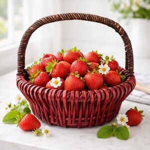 Hand-woven Wicker Basket